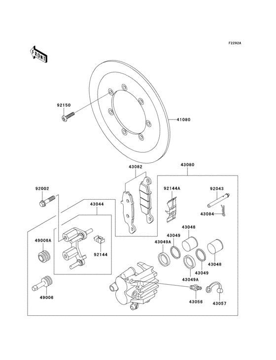 Front brake(r4/r5)