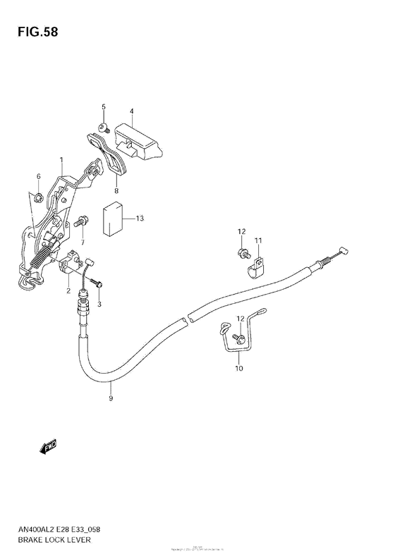 Brake Lock Lever