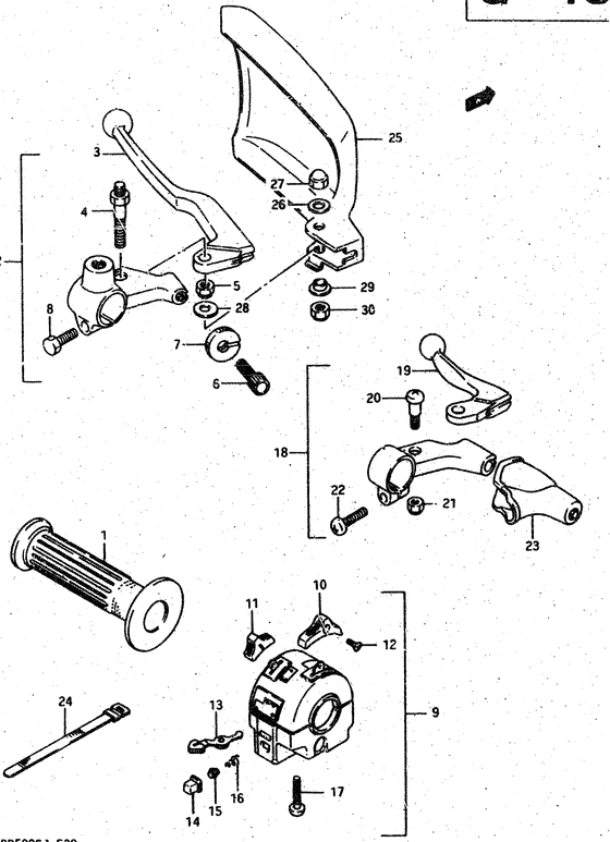 Left handle switch
