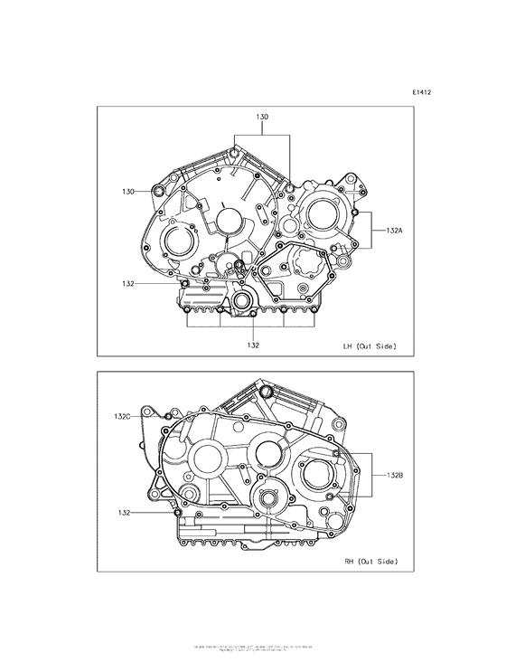 VN900 Болты крепления картера