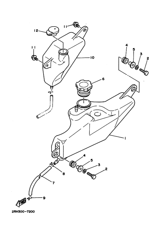 Oil tank assy