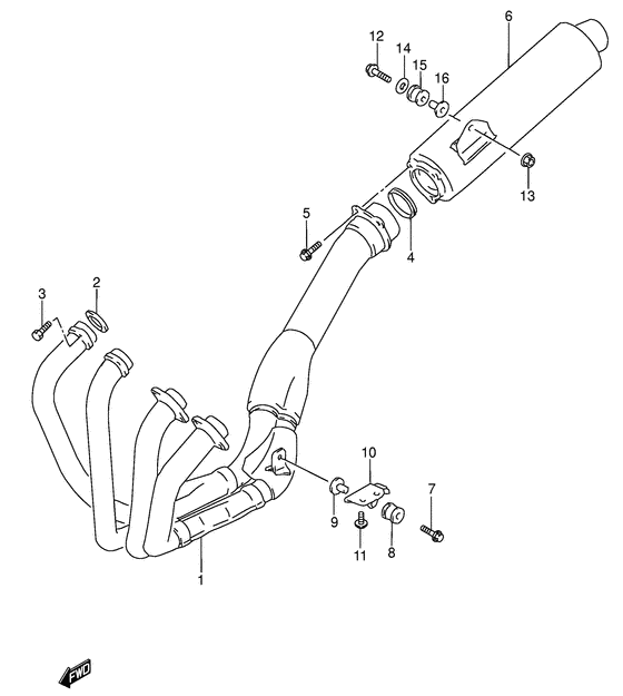 Muffler comp