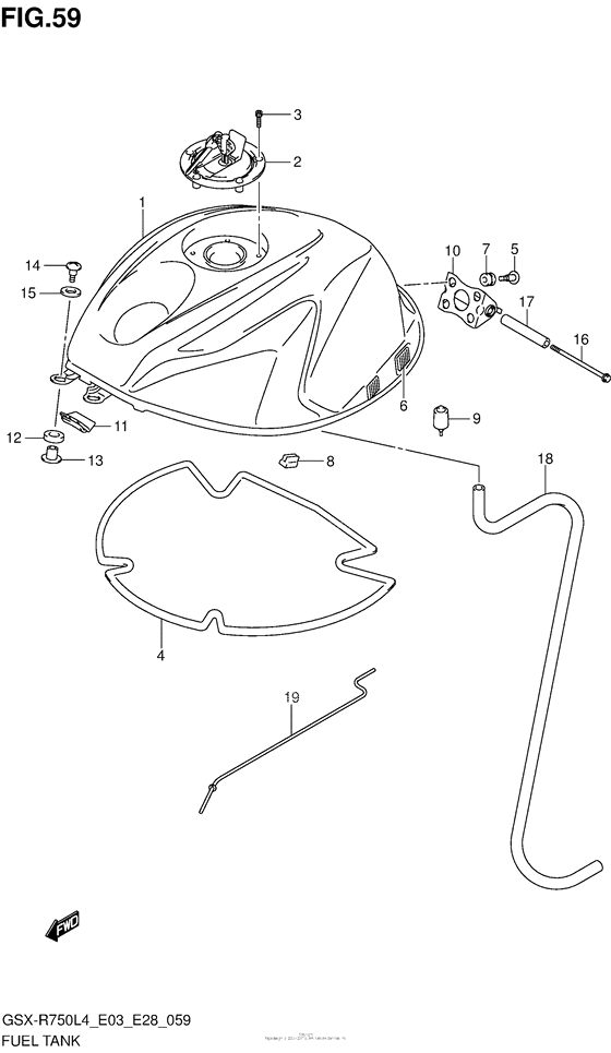Fuel Tank (Gsx-R750L4 E33)