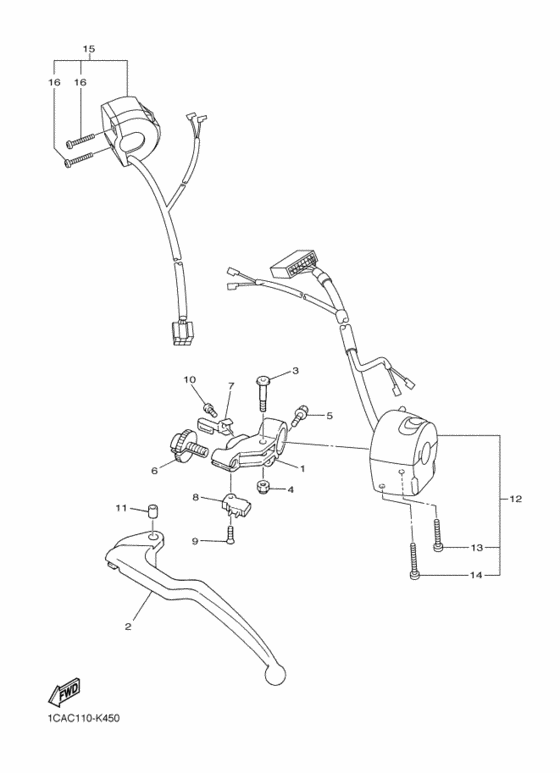 Handle switch & lever