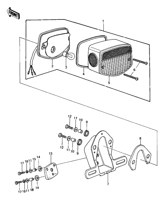Taillight unit ass`y
