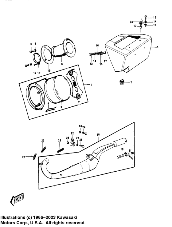 Air cleaner/muffler