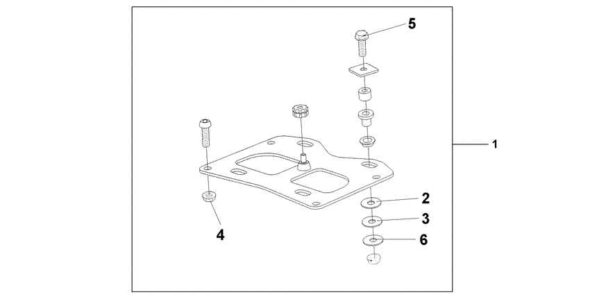 CBF500 Rear carrier bracket