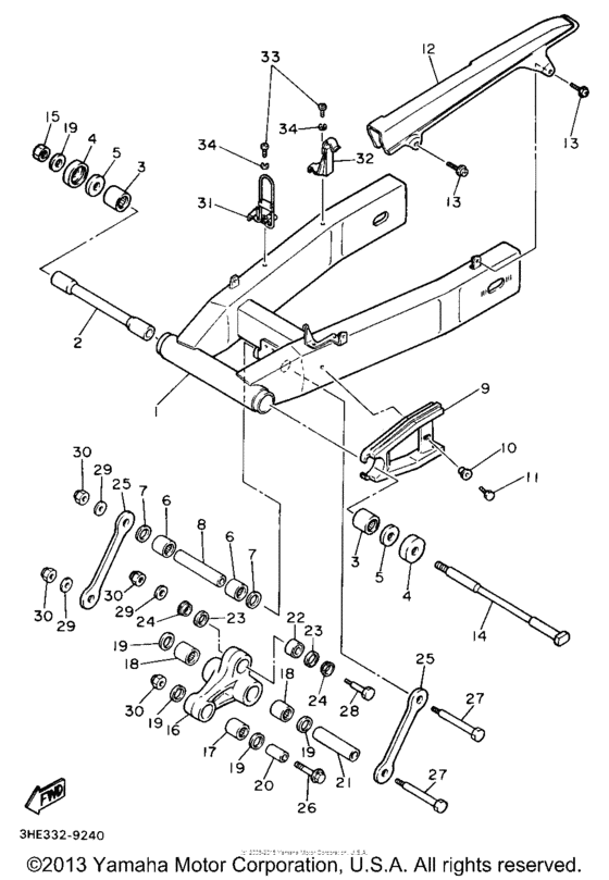 FZR600W Бугель