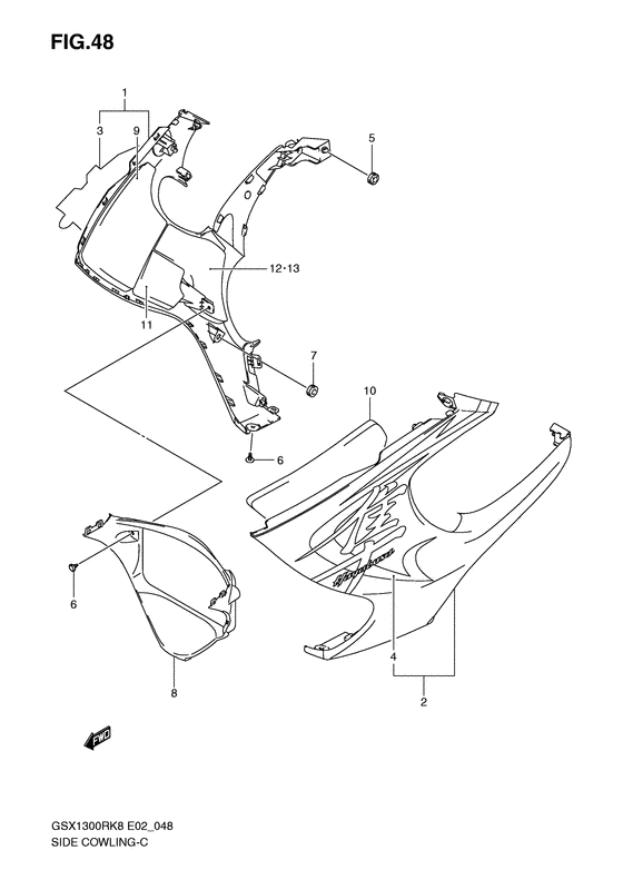 Side cowling