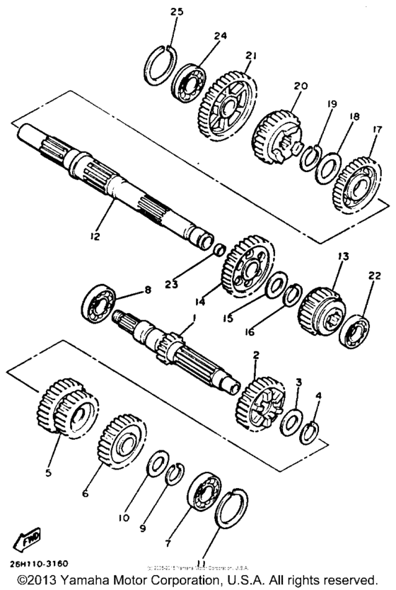 XVZ12L Трансмиссия