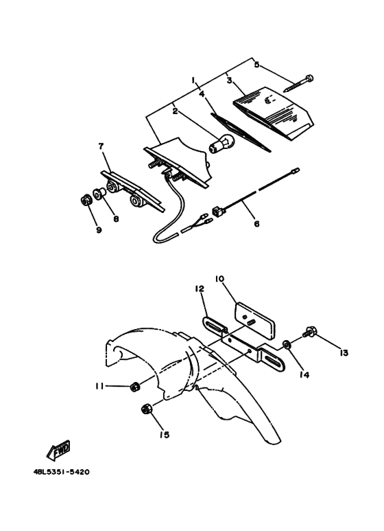 Taillight unit ass`y