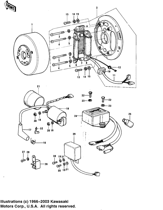 Ignition/generator/regulator