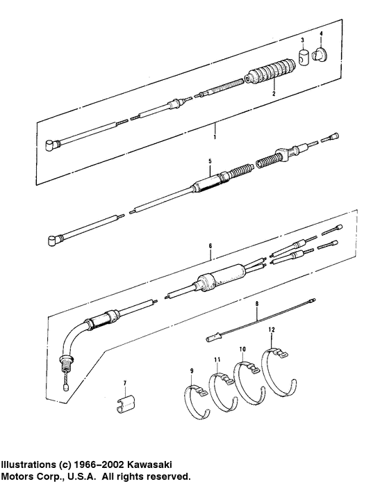 Cables/chassis electrical equipment