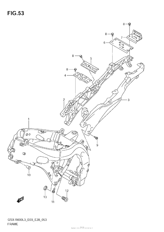 Frame (Gsx-R600L3 E03)
