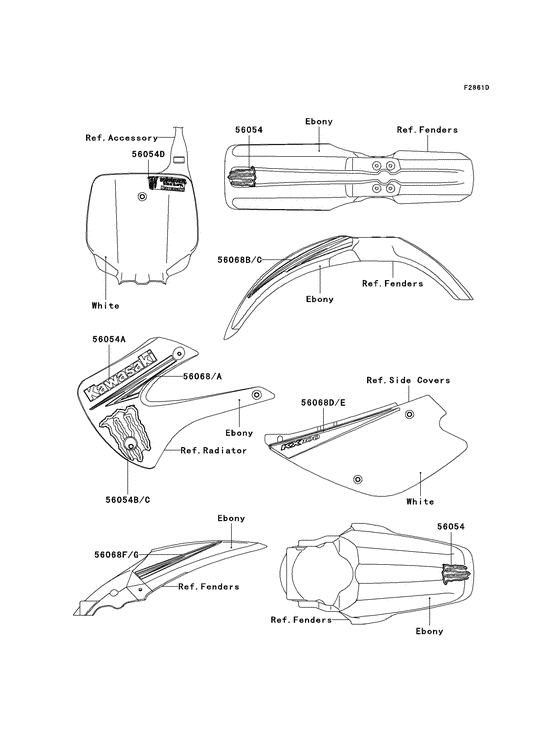KX100 Наклейки