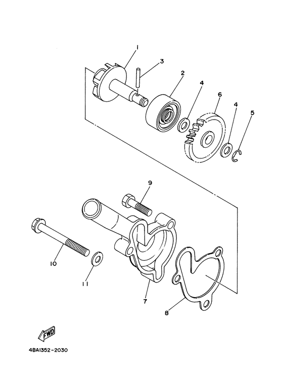 DT50LC Водяной насос