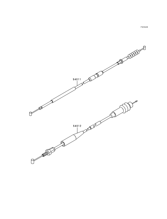 KX125 Тросы управления