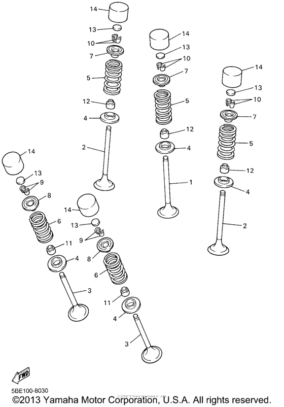 WR400FL Клапана