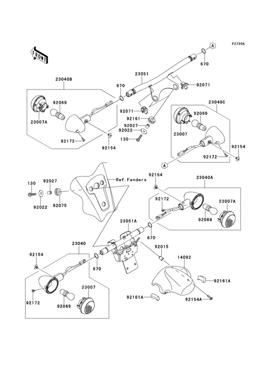 Turn signals(fcf-fef)