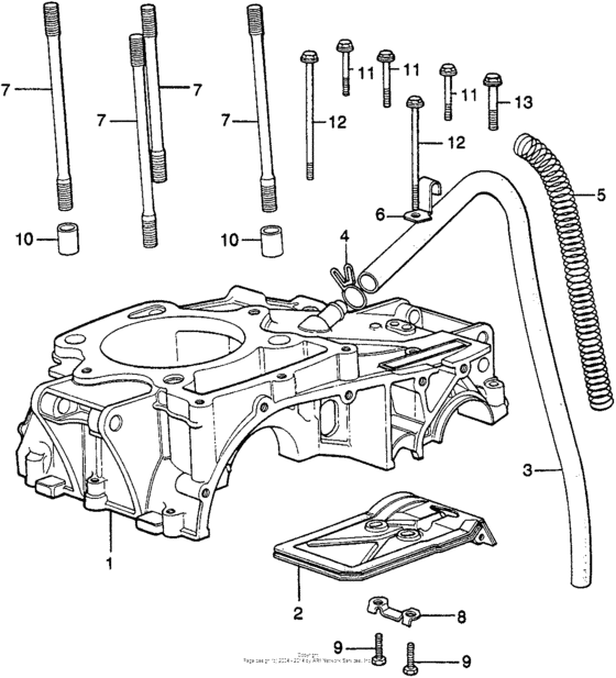 Upper crankcase
