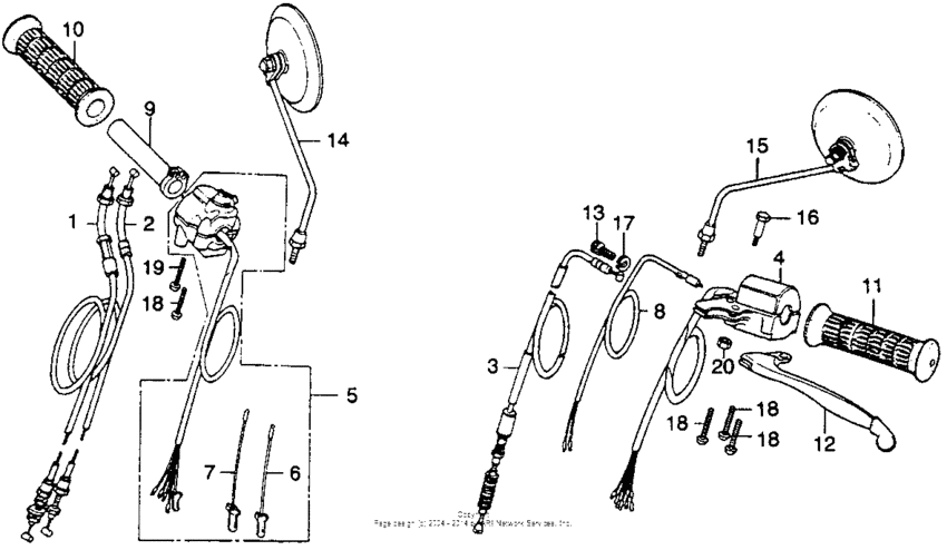 Handle switch + lever