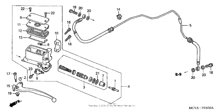 VTX1800R2 Цилиндр сцепления