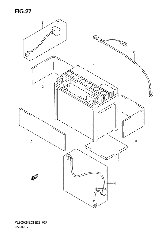 VL800 Аккумулятор