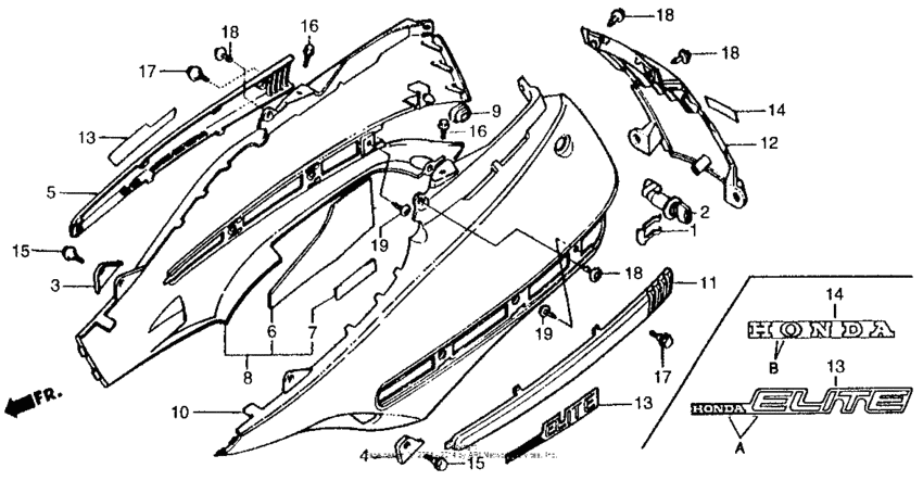 Rear cover 87