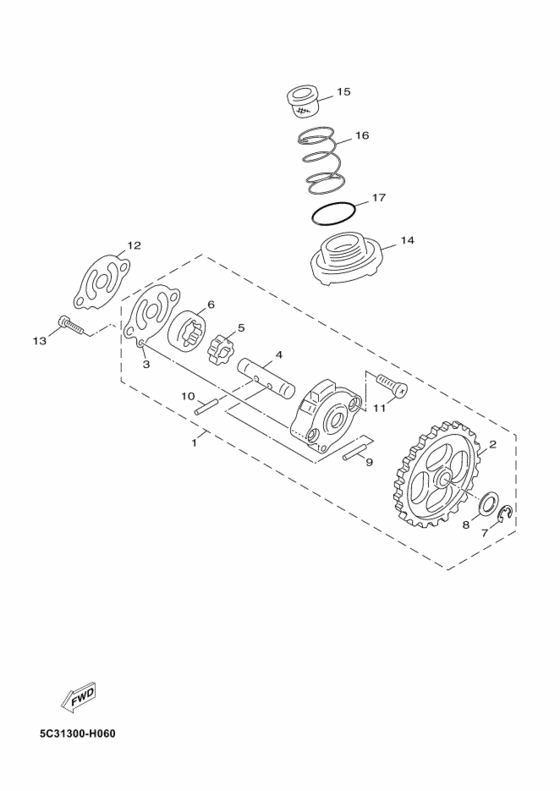 YN50F Маслонасос