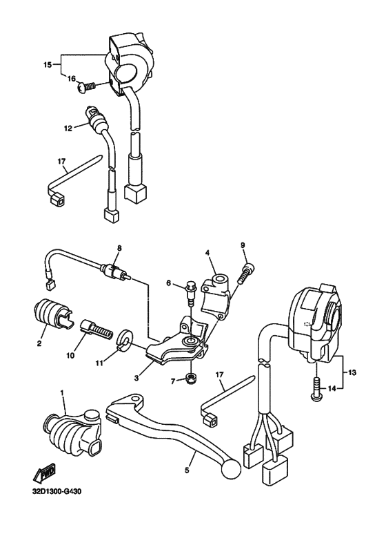 Handle switch & lever