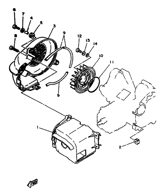 Air shroud. fan