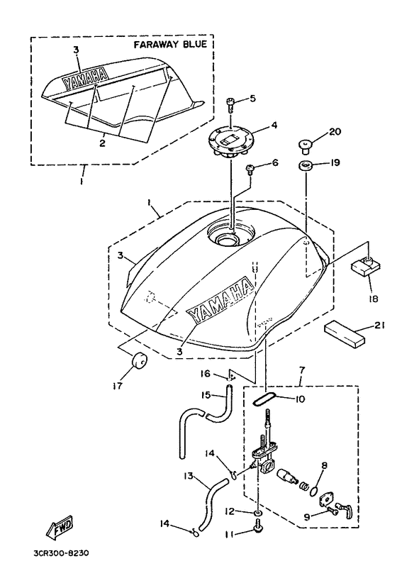 Rpservoir a carburant