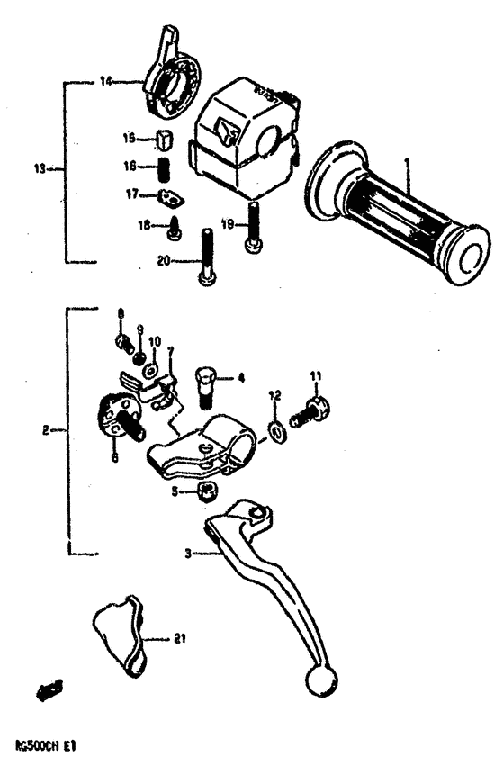 Left handle switch