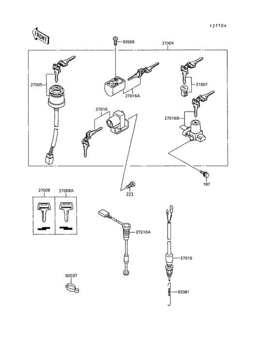 AR80-II Ignition switch(ar80-c8)
