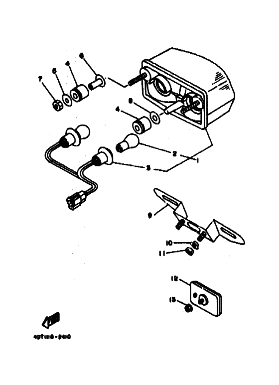 Taillight unit ass`y