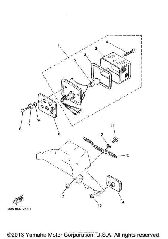 TW200MC Фонарь