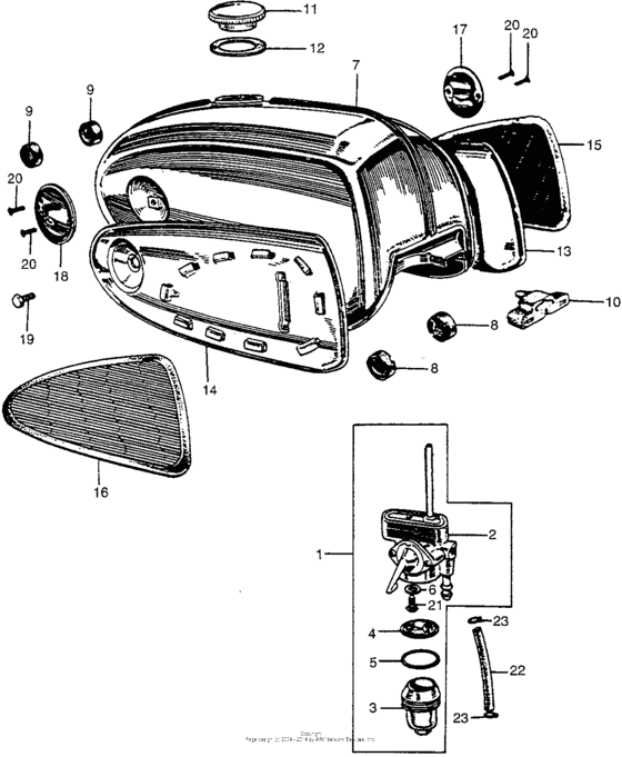 Ca175 fuel tank