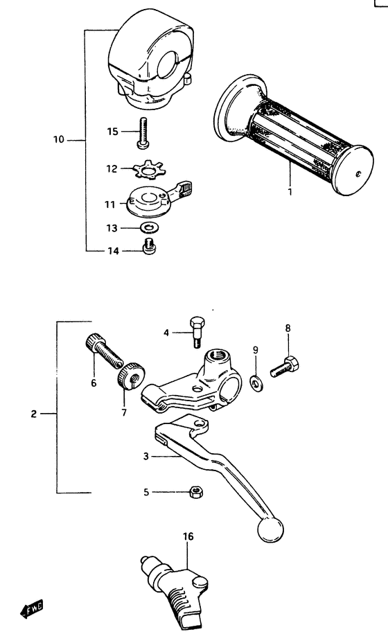 Left handle switch