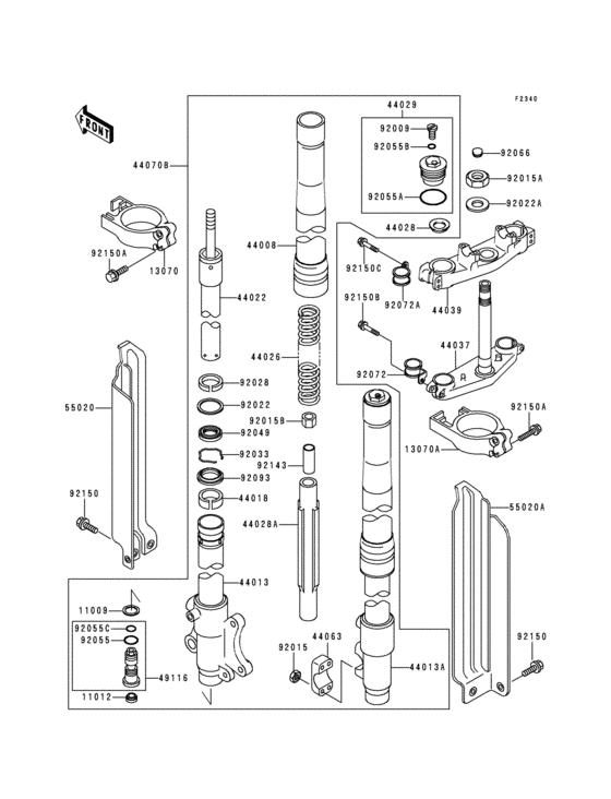 Front fork(1/2)