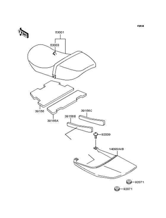 ZR400 Сиденье