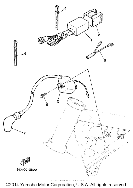 YZ125L Электрика