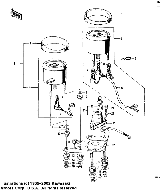 Meters/ignition switch