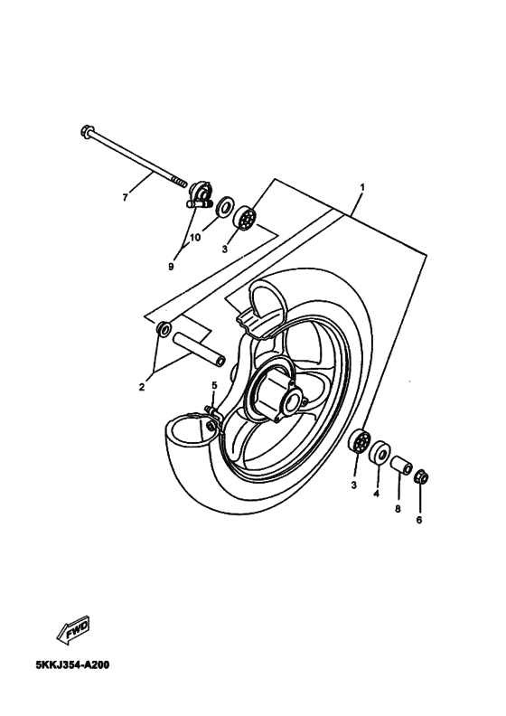 YN100 Transom + tube