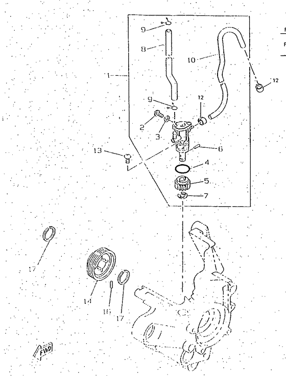 CW50RS Масляный насос