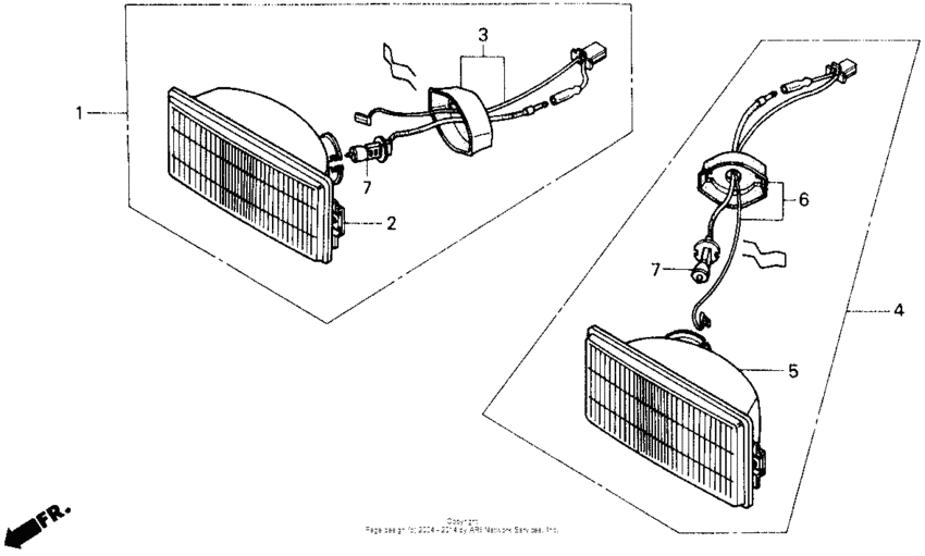 GL1200SEI Cornering lamp
