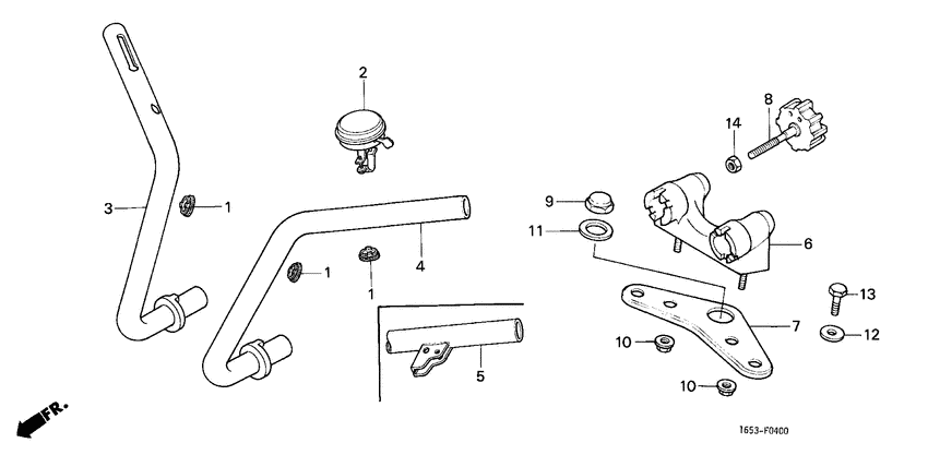Handle pipe/top bridge