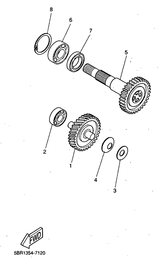 YQ50 Трансмиссия