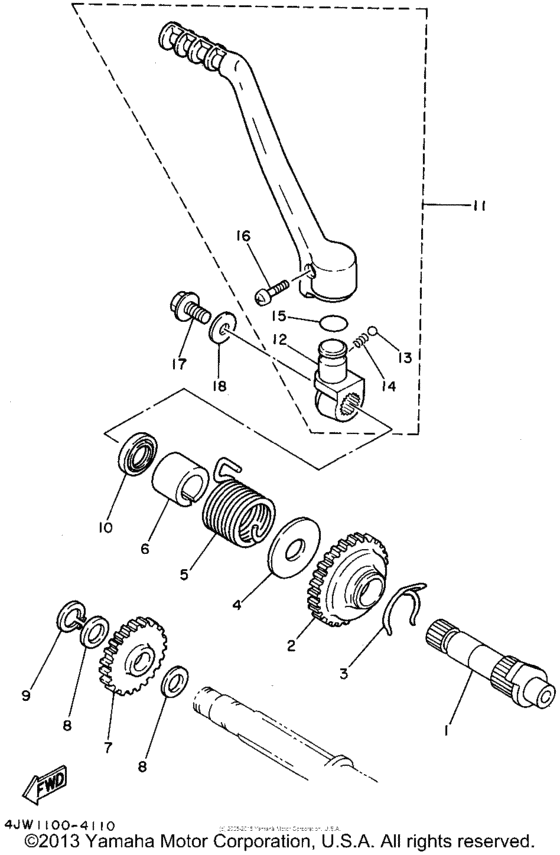 WR250Z Стартер
