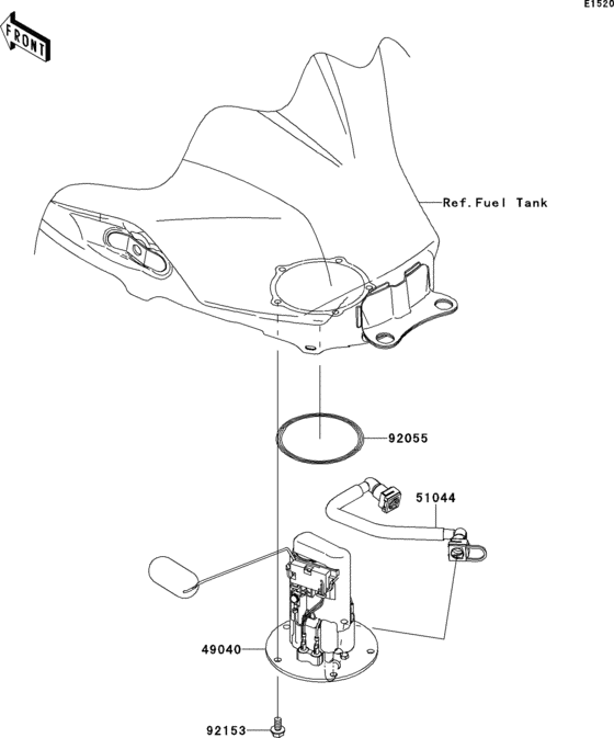 EX300 Топливный насос