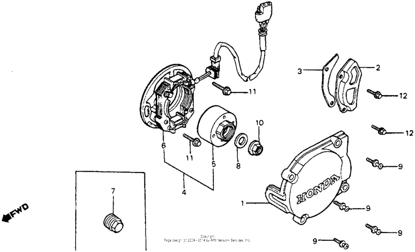 Alternator + c.d.i. unit 83